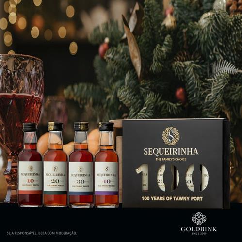 Sequeirinha Tawny Smagesæt 100 års (4x5 cl)